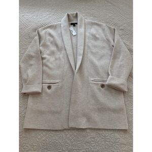 NWT J.CREW Camille Oversized cardigan/sweater blazer, XS